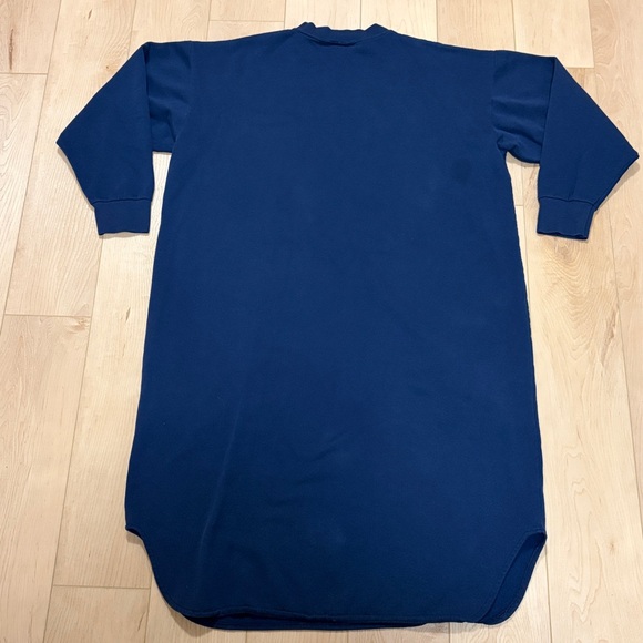 Vintage Loon Print Fleece Mock Neck Nightgown, O/S, see measurements - Picture 5 of 12